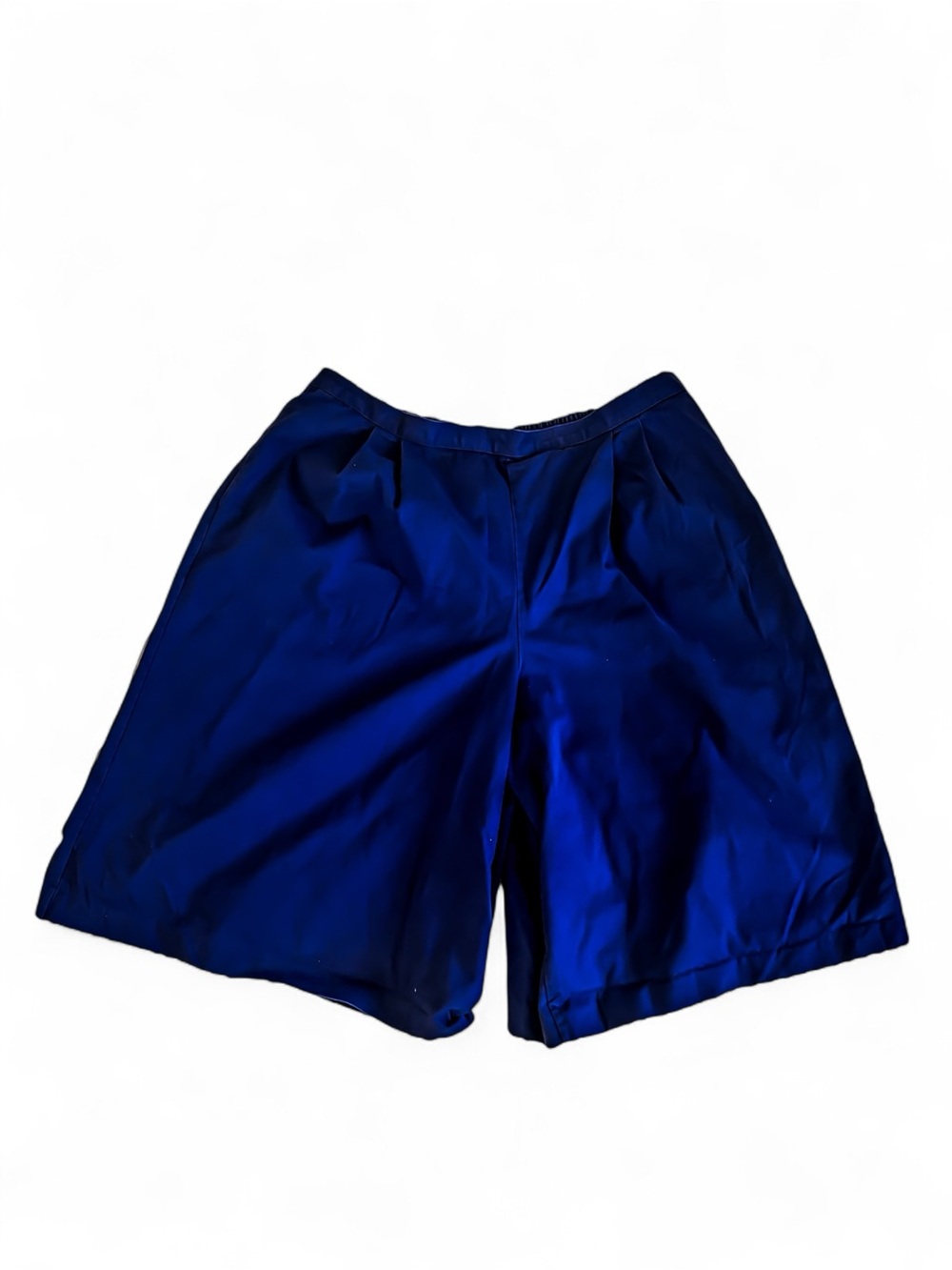 Northern Isles Blue Tailored Walking Shorts Plus Size 26W